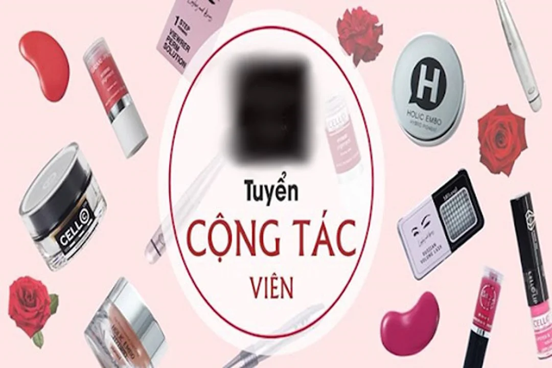 Cộng tác viên bán hàng mỹ phẩm